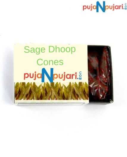 Sage Incense Dhoop Cones