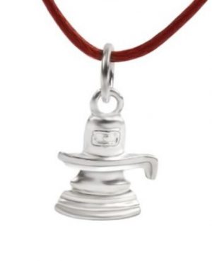 Shivling Locket Pure Silver
