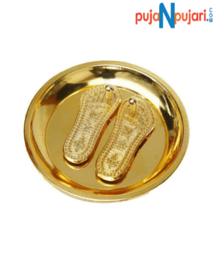 Shri Maa Lakshmi Charan Paduka with Golden