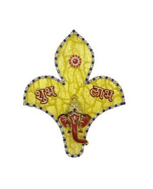 Shubh Labh Ganesh Design Acrylic Rangoli Set for Diwali