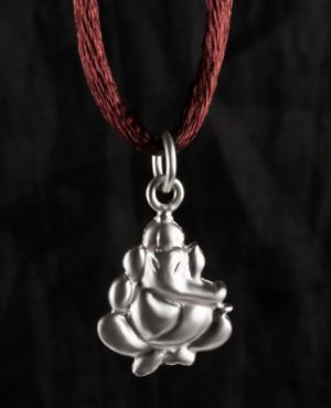 Silver Ganesha Pendant