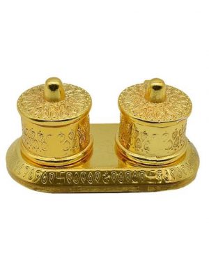 Antique Kumkum Chawal Gold Box Bharani | Indian Wedding