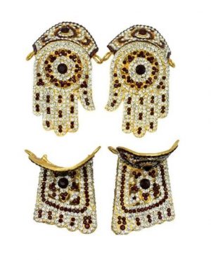 Brass Varalakshmi Hands And Legs With Stone -Puja N Pujari