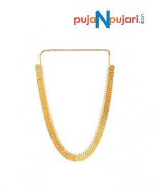 Varalakshmi Kaasu Malai Gold Necklace - Puja N Pujari