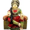 Varamahalakshmi Doll With Full Decoration In Red -Puja N Pujari