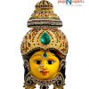Varalakshmi Amma Face With Green Stone -Puja N Pujari