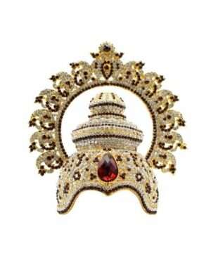 Crown For Varamahalakshmi Idol Decoration -Puja N Pujari