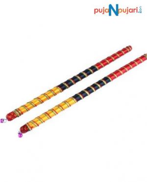 Wooden Decorative Dandia Stick for Garba