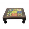 Wooden Decorative Pooja Chowki for Pooja Room
