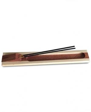 Wooden Handcrafted Agarbatti Stand and Incense Ash Catcher