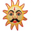 Wooden Sun Wall Hanging Showpiece