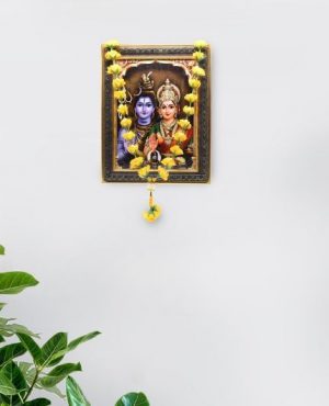 Yellow Rose Flowers Garland Mala for God Idols