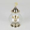 Akhand Diya Oil Lamp with Glass Cover Brass