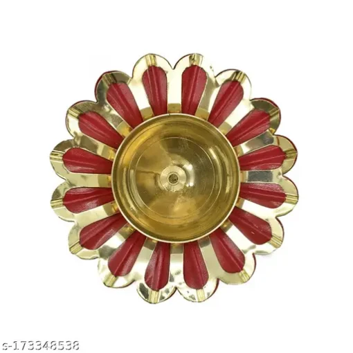 Lotus Brass Diya for Diwali Decoration - Image 5