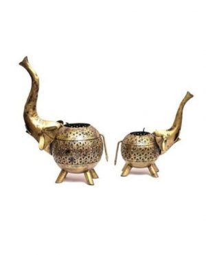 Elephant Set Tealight Holder