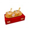 silver-and-gold-plated-wedding-bowl-setSilver and Gold Plated Wedding Bowl Set - Puja N Pujari