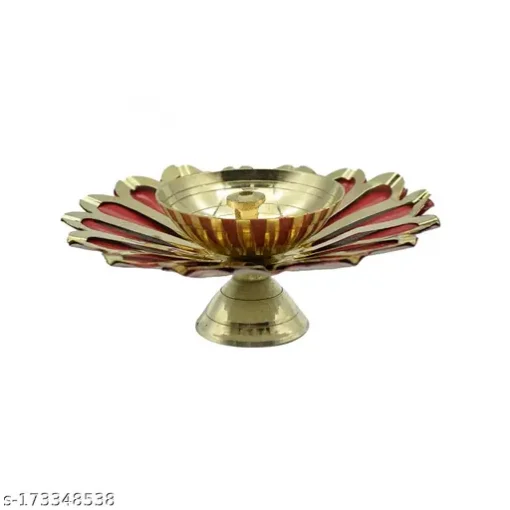 Lotus Brass Diya for Diwali Decoration - Image 4