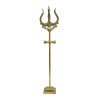 Brass Trishul with Damru for Pooja Trishul Stand