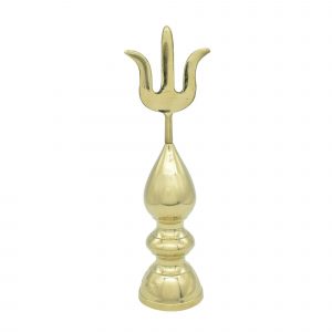 Brass Shiva Trishul Stand