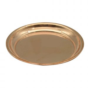 Copper Pooja Archana Thali Plate