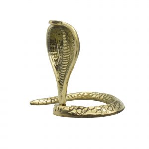 Brass Shivlingam Snake Idol