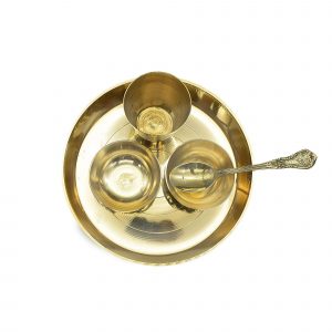 Brass Pooja Thali Set for Diwali and Navaratri