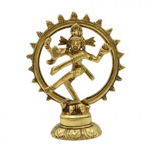 Natraj Statue Brass Showpiece - Shiva Dancing Nataraja Idol