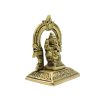 Brass Ganesh Idol with Prabhavali