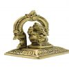 Brass Ganesh Idol with Prabhavali