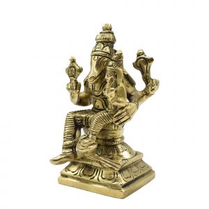 Brass Lakshmi Narasimha Idol