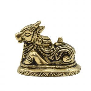 Brass Nandi Showpiece