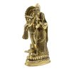 Radha Krishna standing playing flute