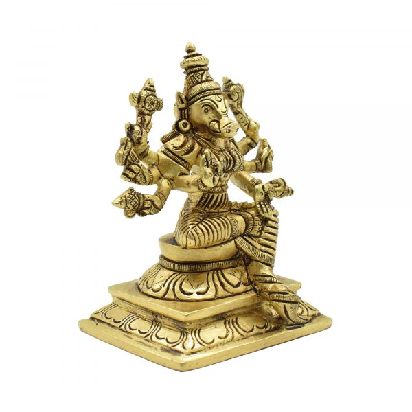 Brass Gayathri Statue Showpiece