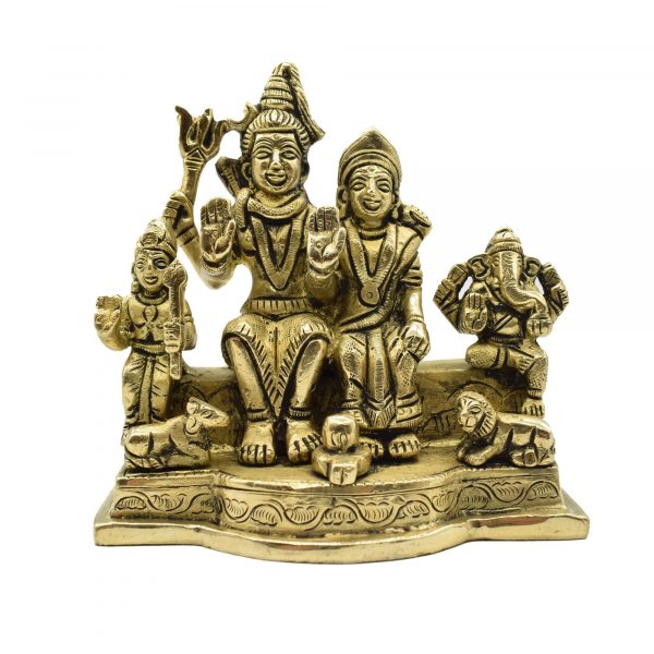 Shiva Family with Ganesha and Karthikey
