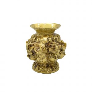 Brass Astha Lakshmi Kalash