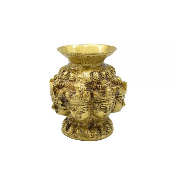 Brass Astha Lakshmi Kalash