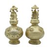 Gold Color Mud Diya Deepam for Pooja Room