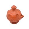 Handmade Orange Color Mud Diya