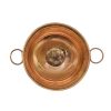 Copper Embossed Design Urli Decorative Bowl