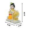 ittle Krishna Murti Idol Showpiece for Home Temple Pooja Room