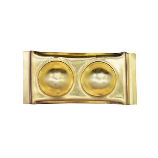 Brass Rectangular Ghee Diya Holder- Small - Image 3