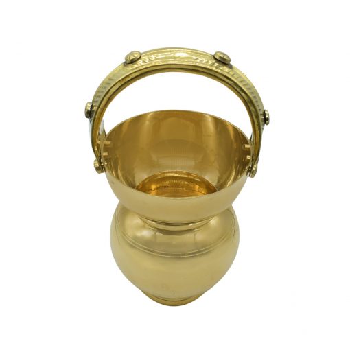 Brass Kamandalam/Kamandalu, Golden - Image 2