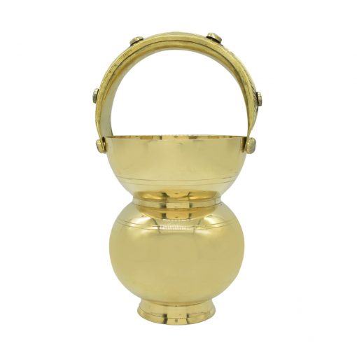 Brass Kamandalam/Kamandalu, Golden - Image 4