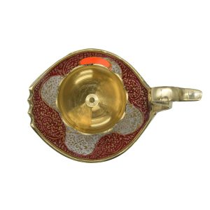 Brass Diyas for Pooja Room - Swan Design Diya Oil Lamp Stand