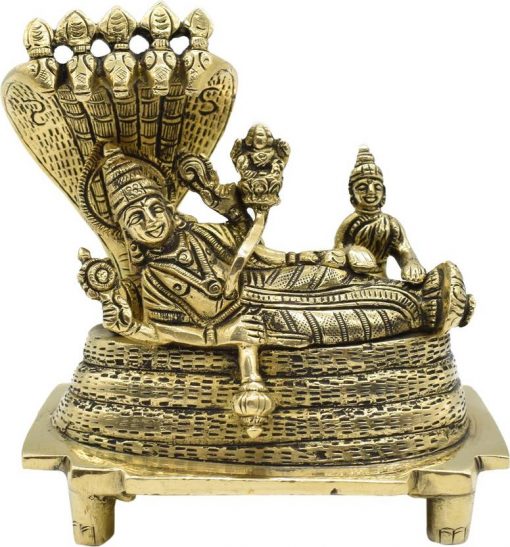 Brass Vishnu Narayan Lakshmi