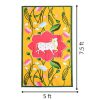 Backdrop for House Warming Decoration Yellow Colour Cow Design Festival Backdrop Decoration Clothes 1