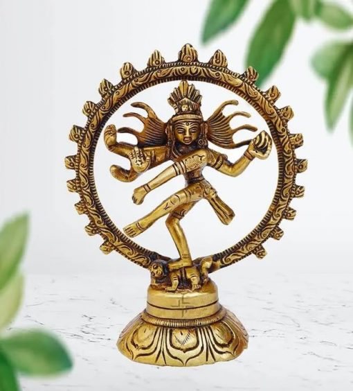 Natraj Statue Small Size Brass