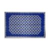 Blue Kolam Toran Design Backdrop Cloth for Decoration Pooja and All Festivals