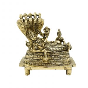 Brass Vishnu Narayan Lakshmi