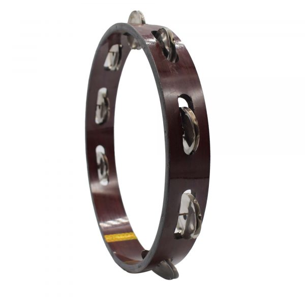 PujaNPujari Khanjari Tambourine Hand Percussion Musical Instrument Steel